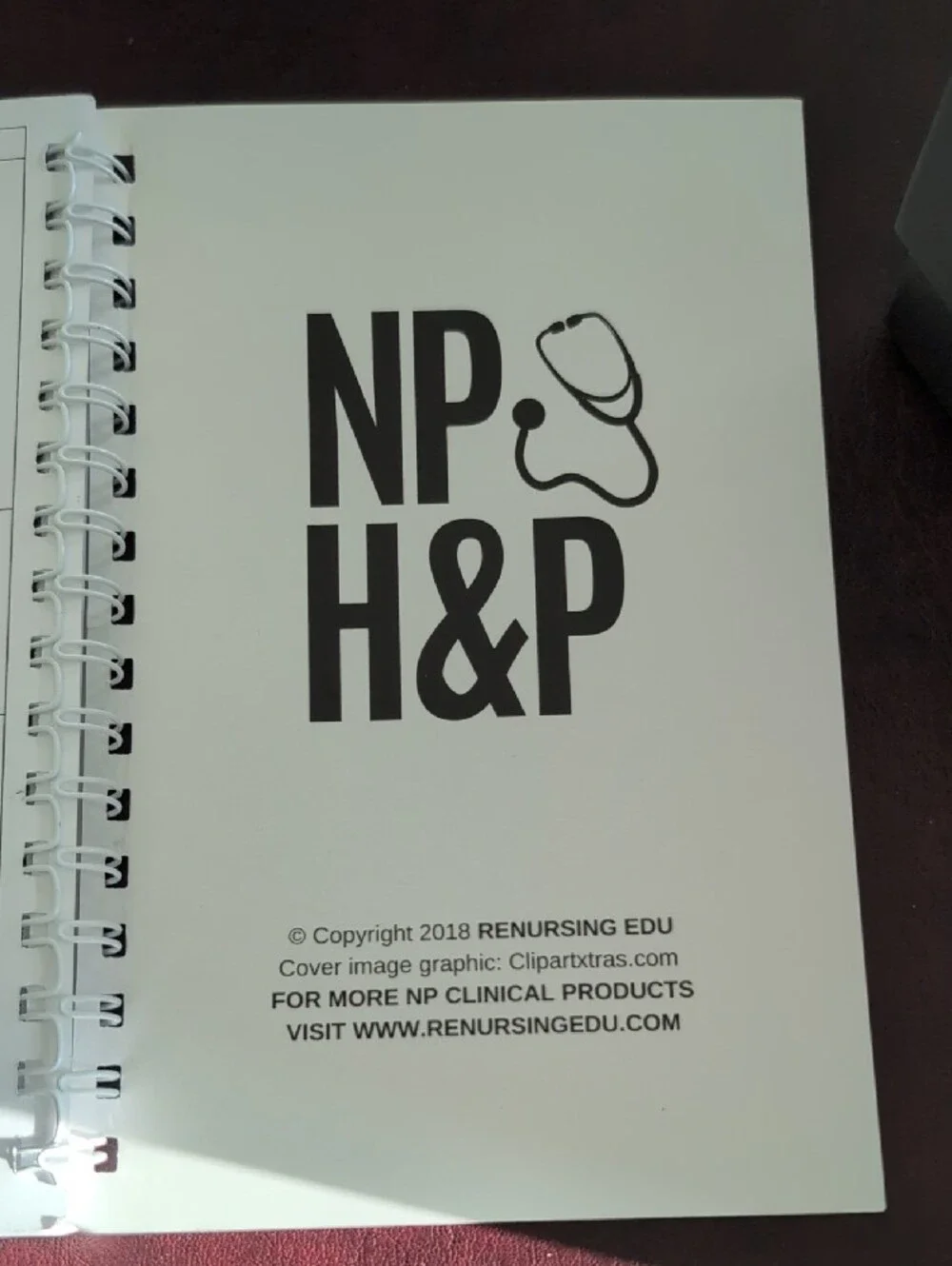 NP H&P Spiral Notebook - Black & White